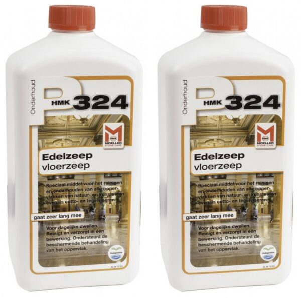 HMK P324 voordeelverpakking vloeibare edelzeep voor vloer 2x1 liter