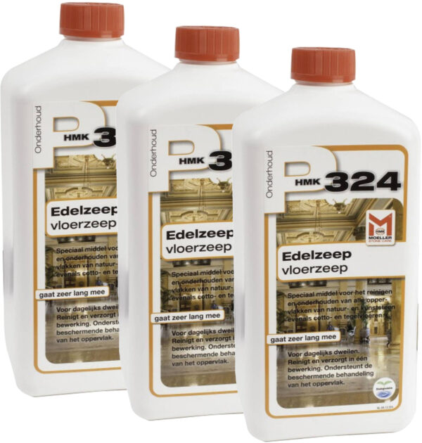 HMK P324 voordeelverpakking vloeibare edelzeep voor vloer 3x1 liter