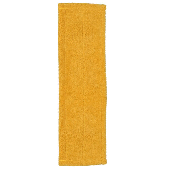 Vloerwisser microvezel doek - geel - Reserve dweil
