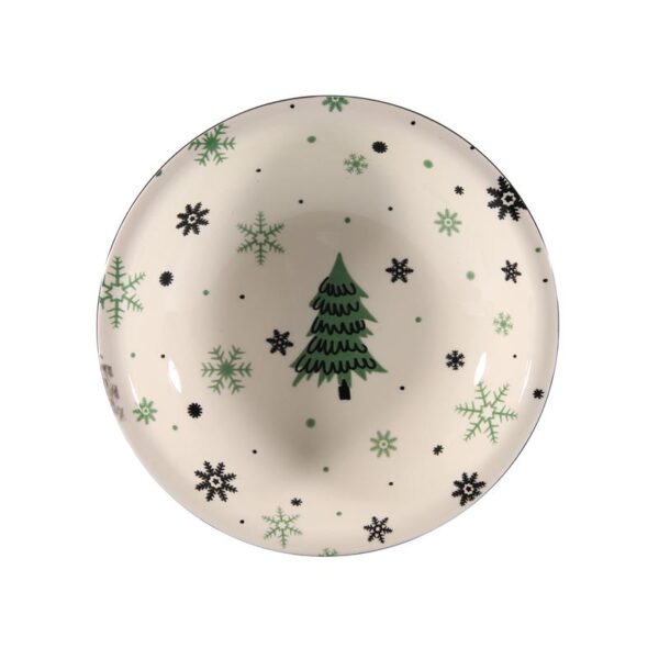 Diepbord everlands kunstkerstboom deco Ø21cm