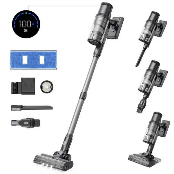 [EU UK Direct] Proscenic P11 Dweilende Snoerloze Stofzuiger, 35KPa Zuigkracht, 0,65L Stofbak, 5-Staps Filtratiesysteem,